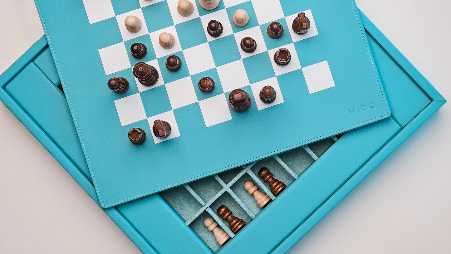 Turquoise Chess Set - VIDO USA