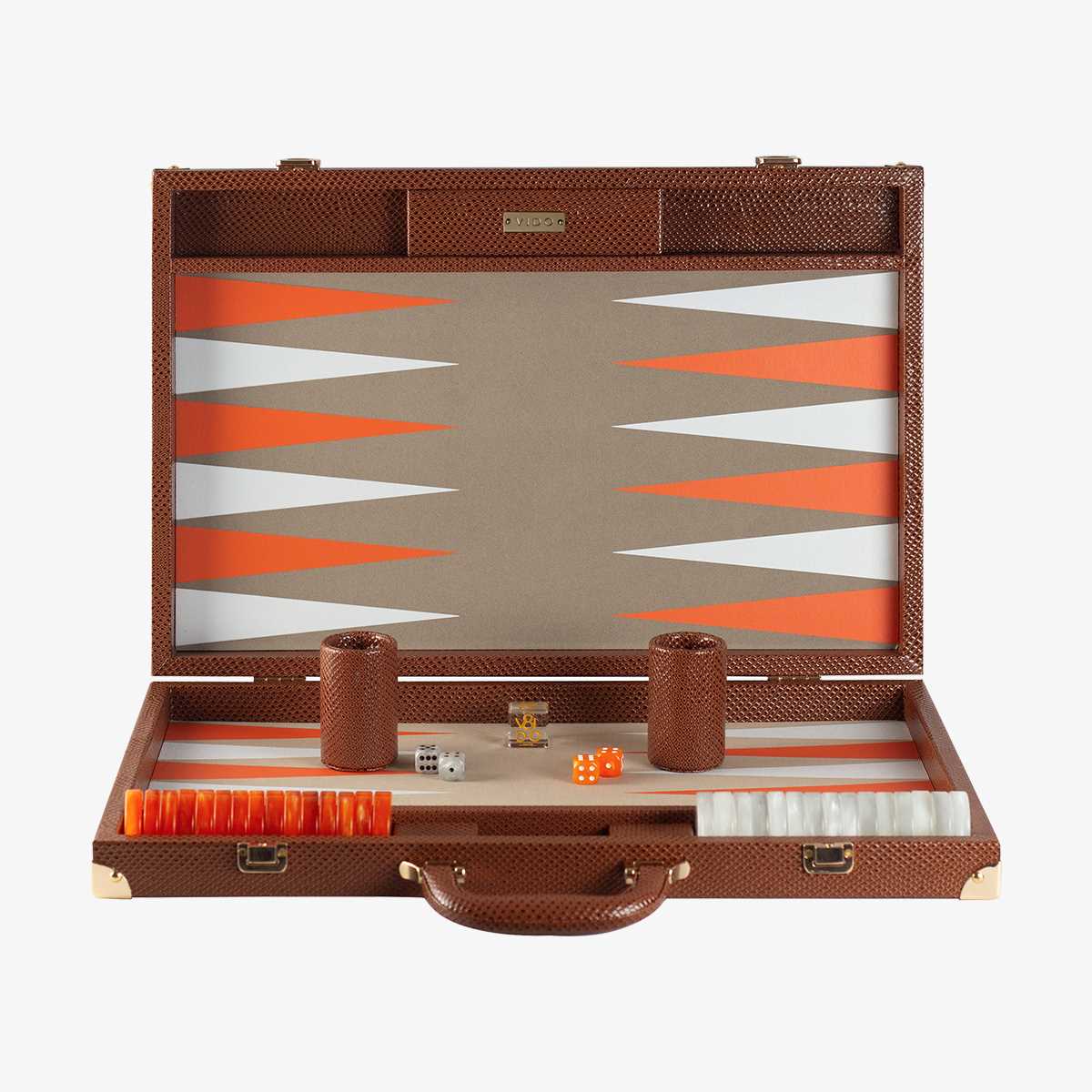Brown Snake Large Backgammon