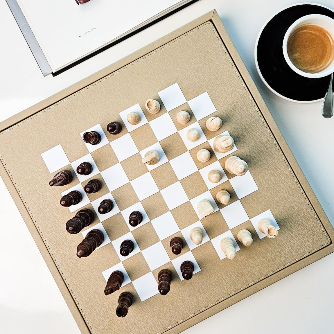 Sand Beige Chess Set - VIDO USA