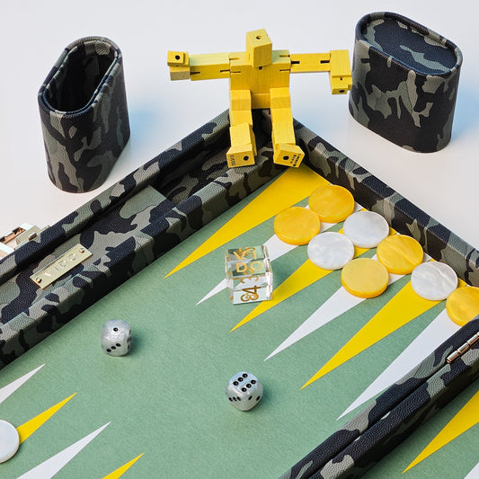 Camouflage Medium Backgammon - VIDO USA