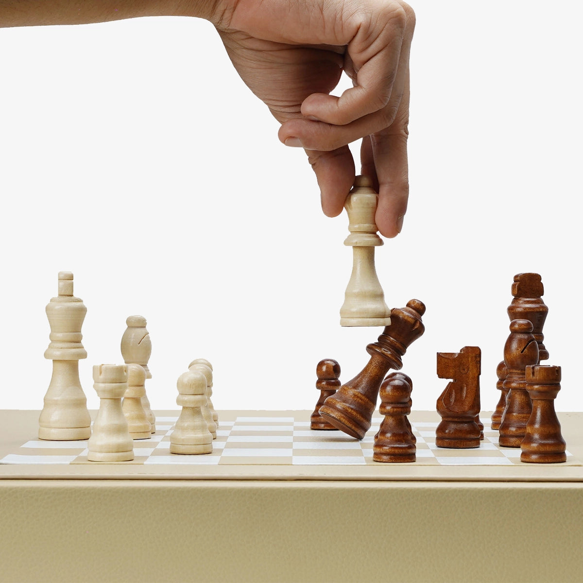 Sand Beige Chess Set - VIDO USA