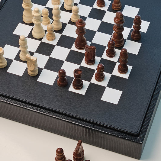 Jet Black Lizard Chess Set - VIDO USA