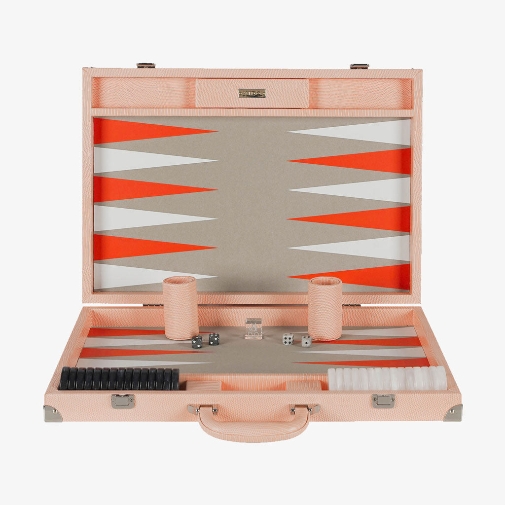 Apricot Lizard Large Backgammon - VIDO USA