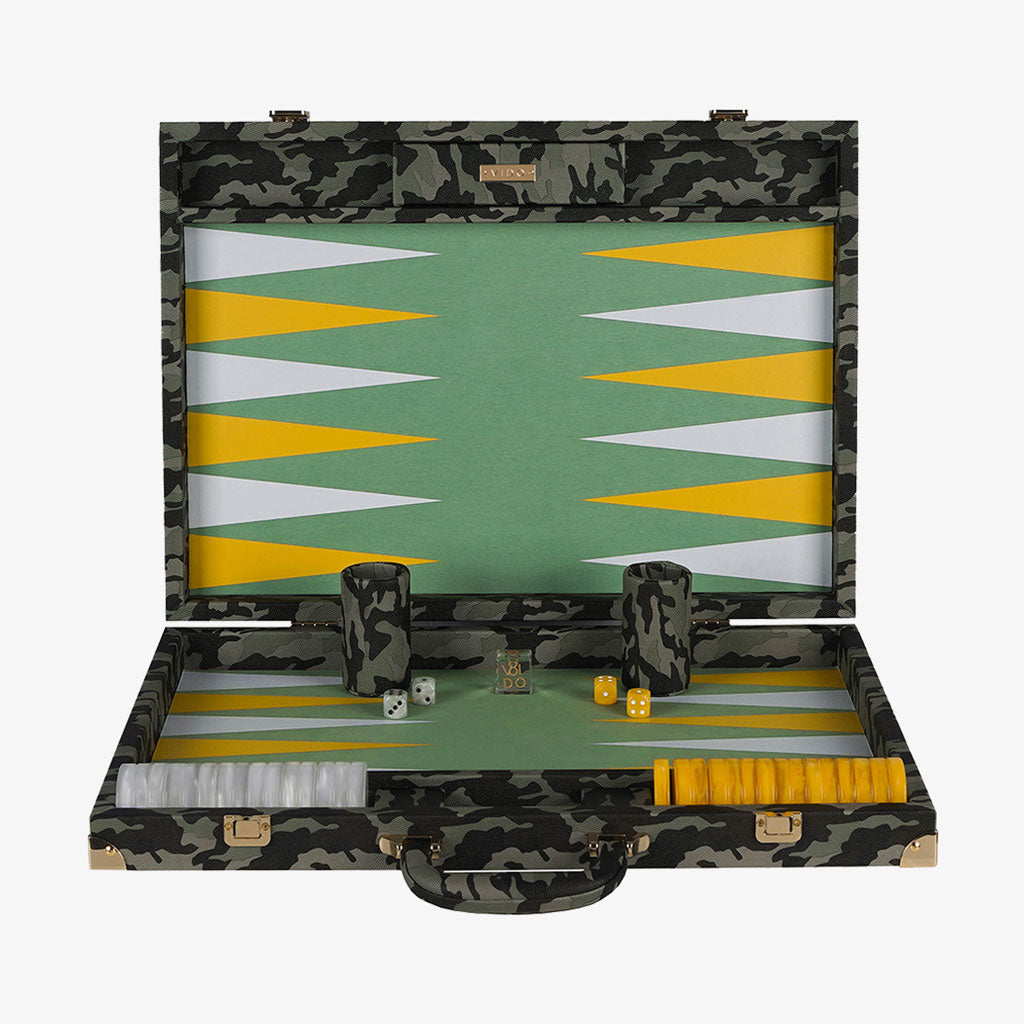 Camouflage Large Backgammon - VIDO USA