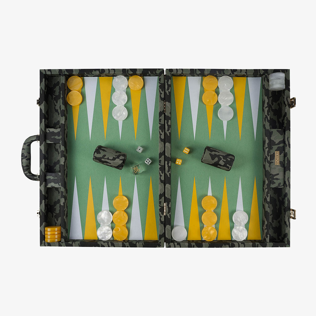 Camouflage Large Backgammon - VIDO USA