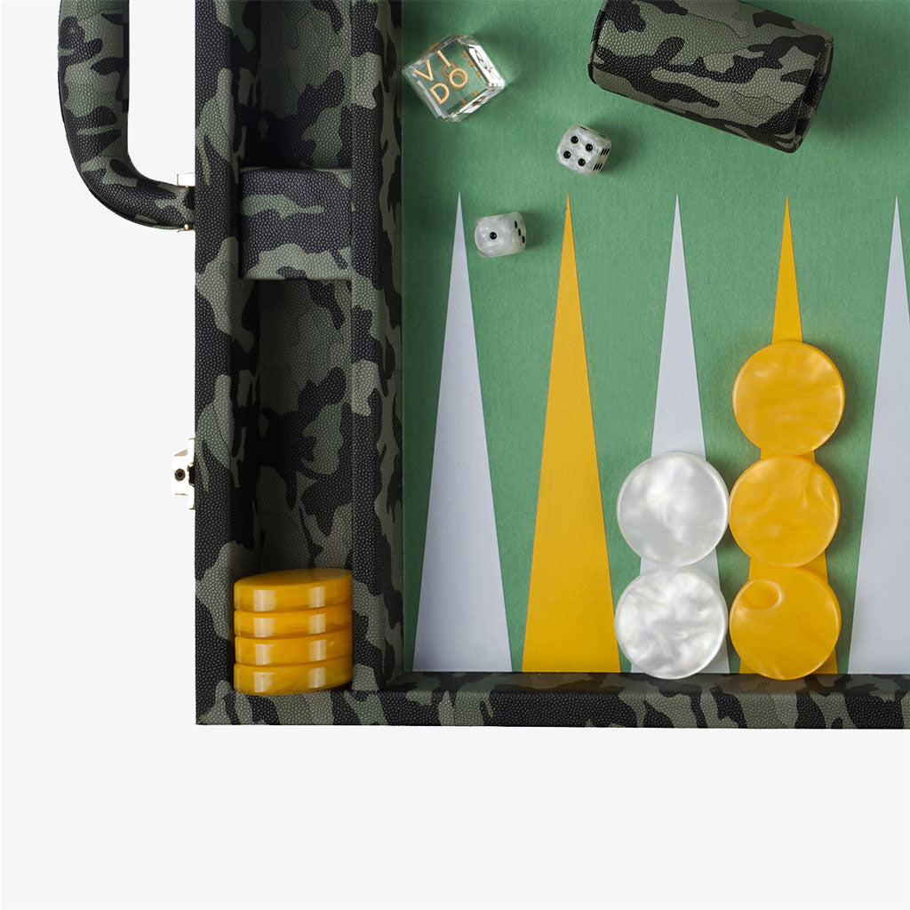 Camouflage Large Backgammon - VIDO USA