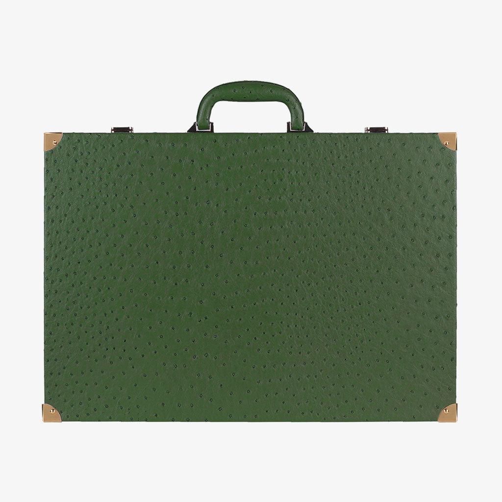 Forest Green Ostrich Large Backgammon - VIDO USA