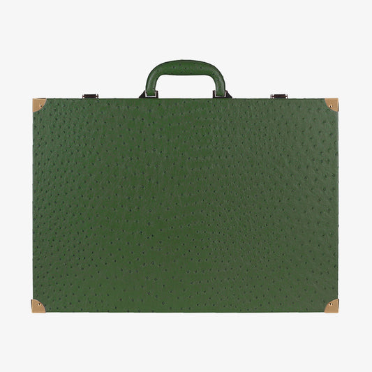 Forest Green Ostrich Large Backgammon - VIDO USA