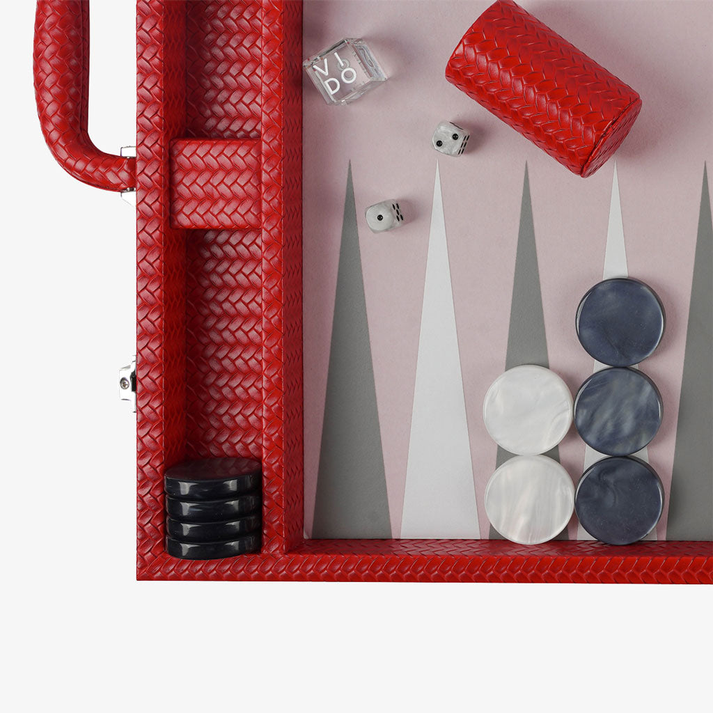 Ruby Braided Large Backgammon - VIDO USA