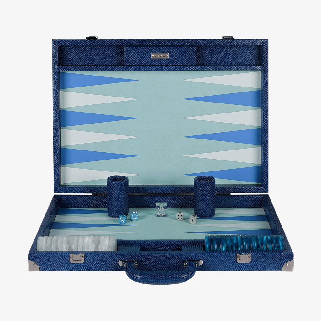 Sapphire Snake Large Backgammon - VIDO USA