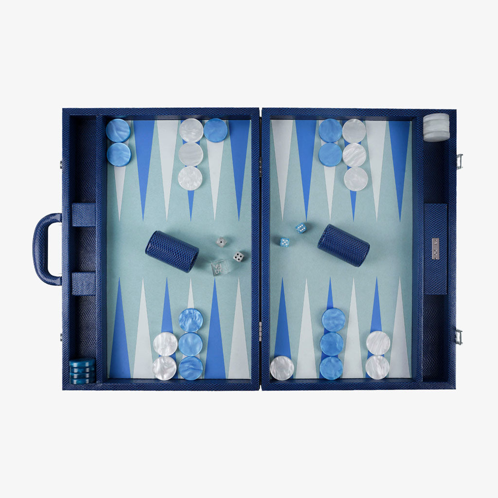 Sapphire Snake Large Backgammon - VIDO USA