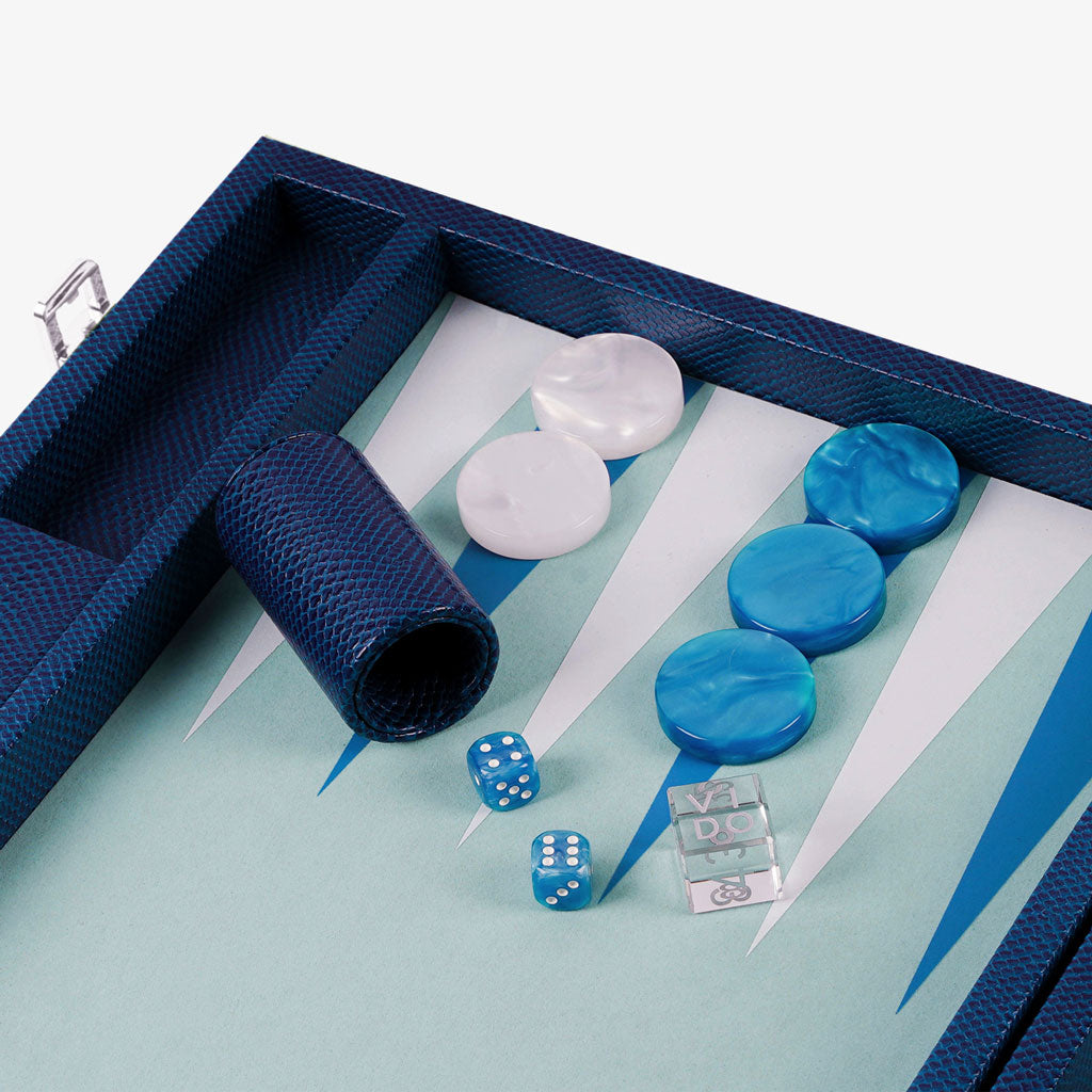 Sapphire Snake Large Backgammon - VIDO USA