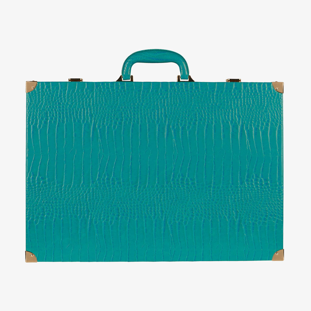 Teal Alligator Large Backgammon - VIDO USA