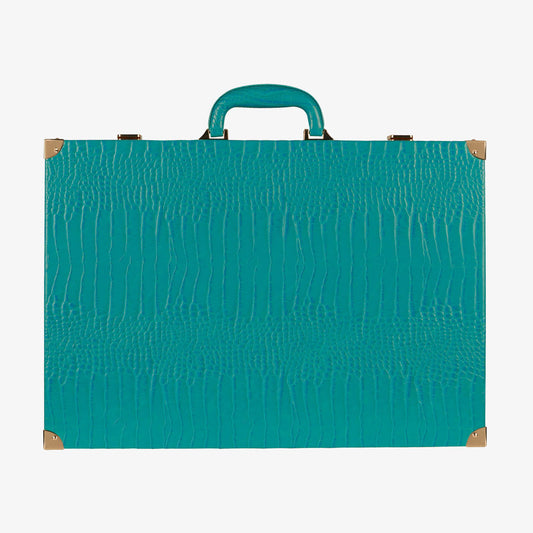 Teal Alligator Large Backgammon - VIDO USA