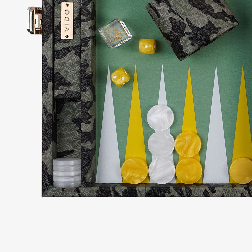 Camouflage Medium Backgammon - VIDO USA