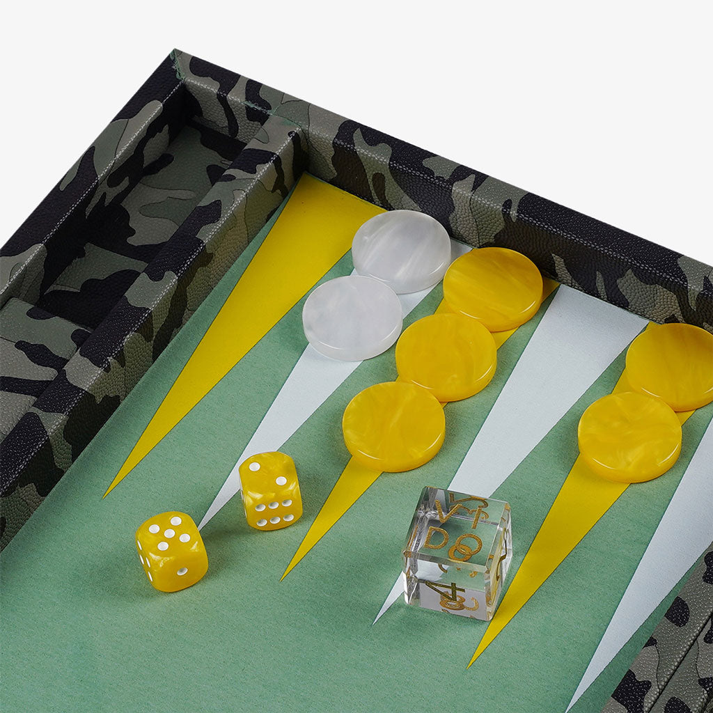 Camouflage Medium Backgammon - VIDO USA