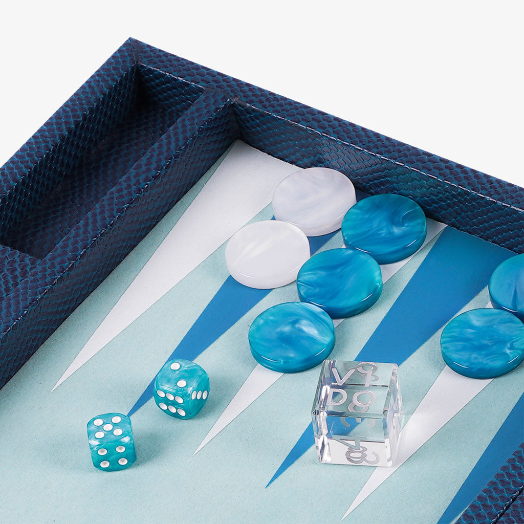 Sapphire Snake Medium Backgammon - VIDO USA