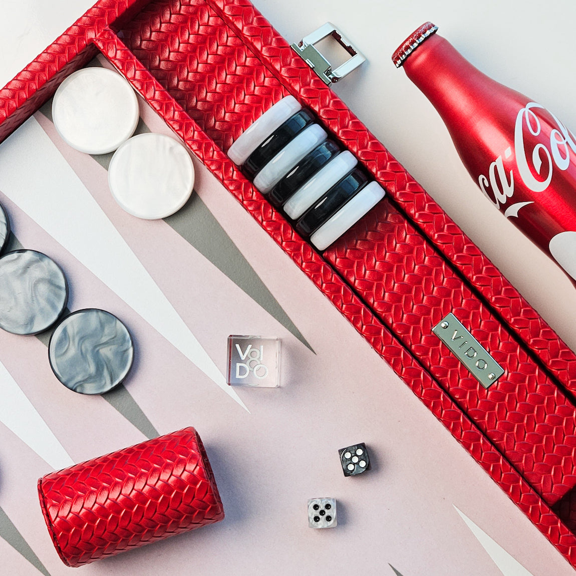Ruby Braided Large Backgammon - VIDO USA