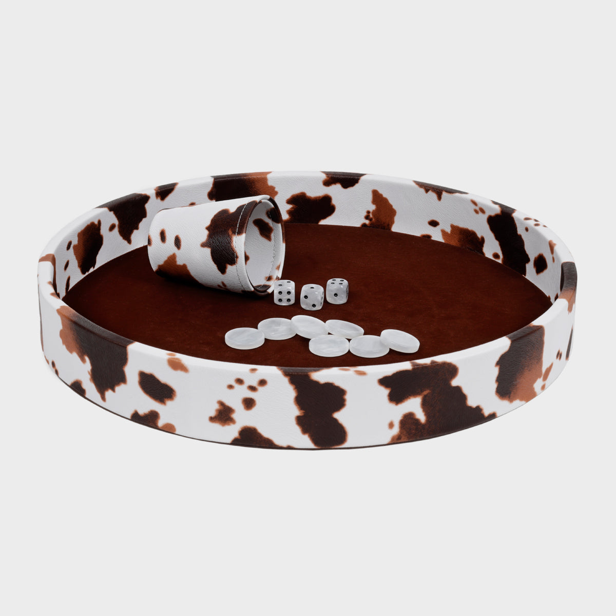 Cow Hide Dice Tray - VIDO USA