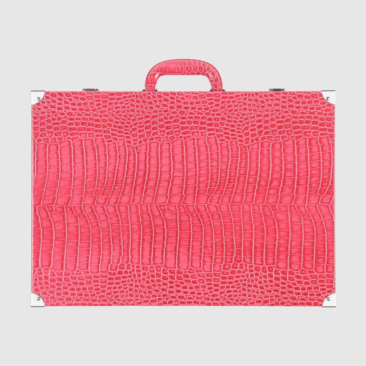 Raspberry Alligator Large Backgammon - VIDO USA