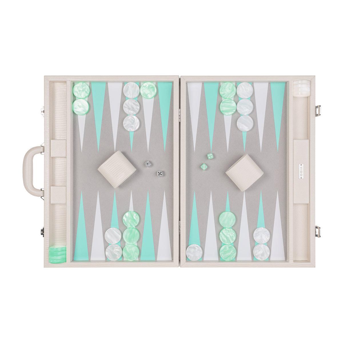 Pearl Lizard Large Backgammon - VIDO USA