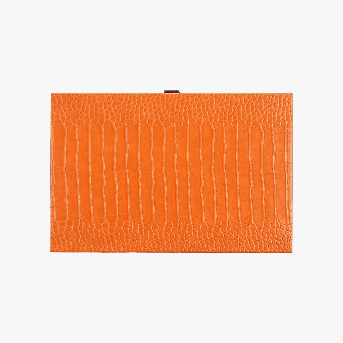 Tangerine Alligator Medium Backgammon - VIDO USA