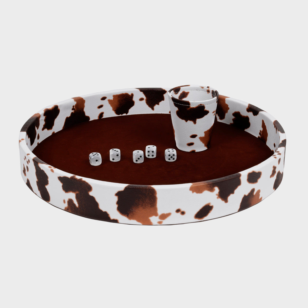 Cow Hide Dice Tray - VIDO USA