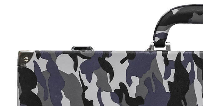 Backgammon Sets And Board Games With Camouflage Pattern Vegan Leather