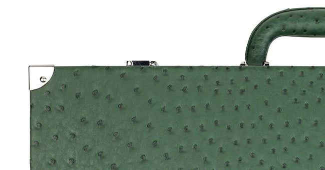 Backgammon Sets And Board Games With Ostrich Pattern Vegan Leather