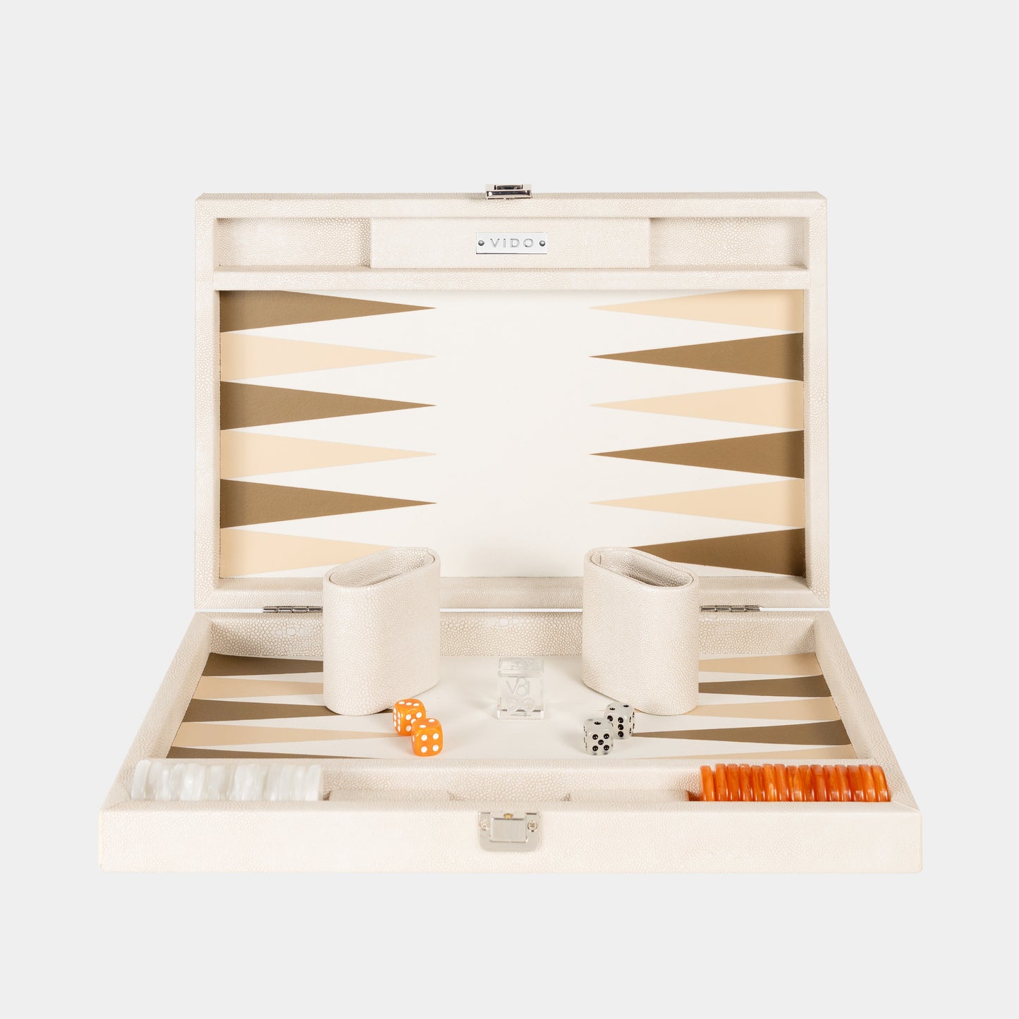 Beige Stingray Medium Backgammon