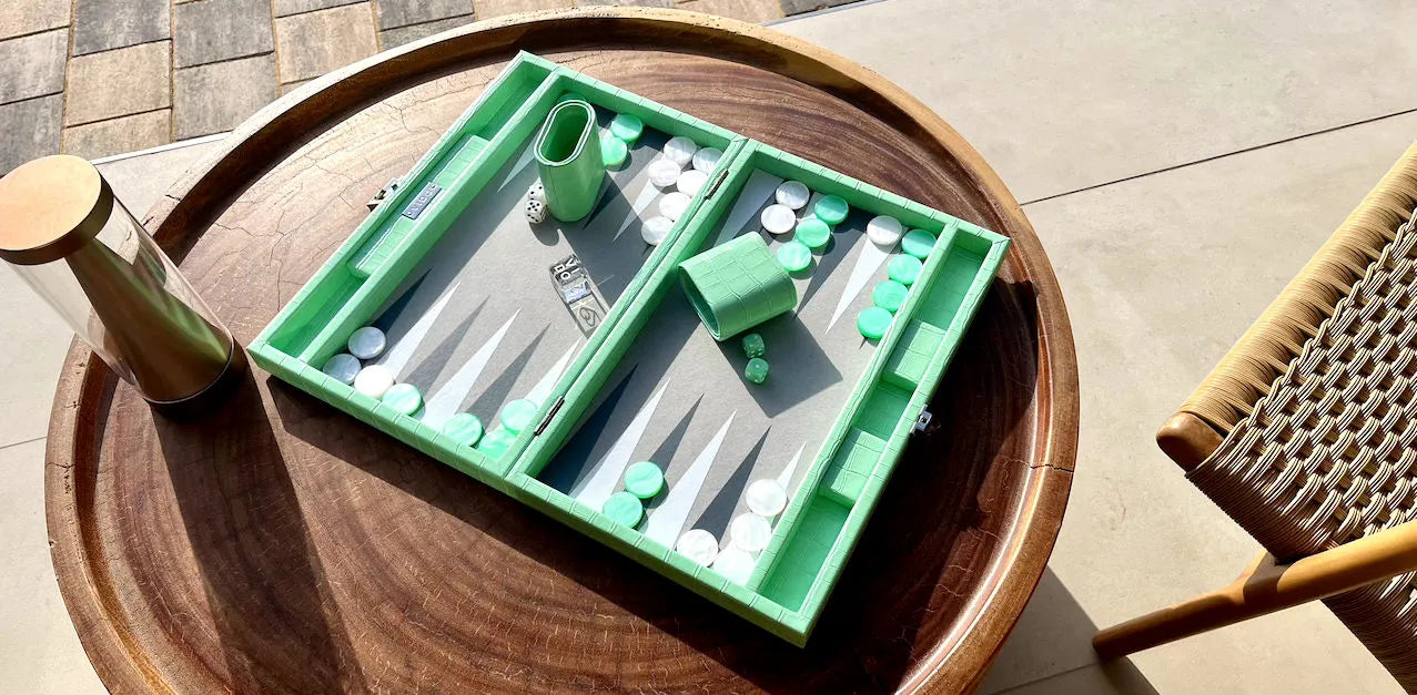 Backgammon Travel Size Design
