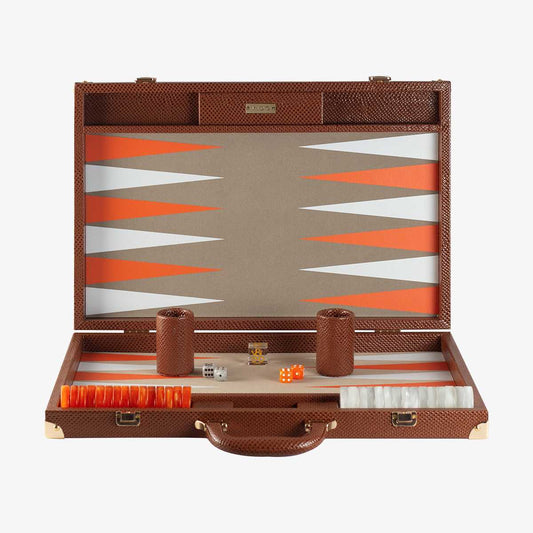 Brown Snake Large Backgammon