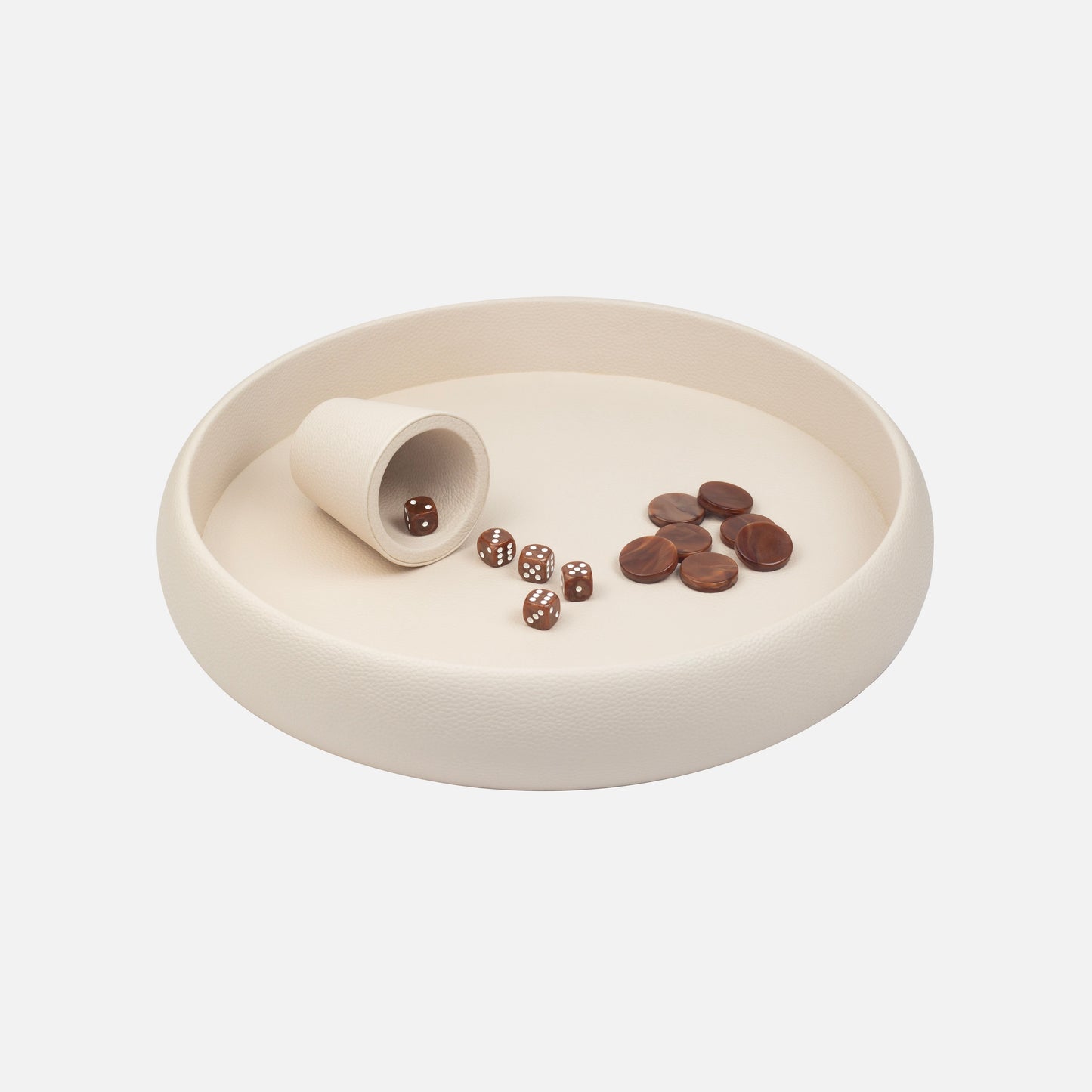 Ivory Dice Tray