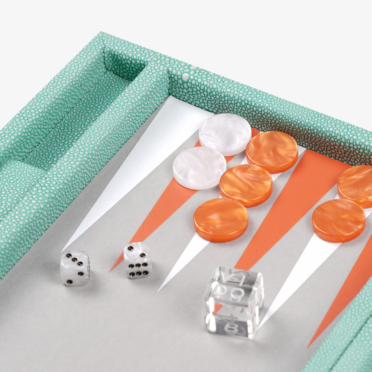 Jade Stingray Medium Backgammon