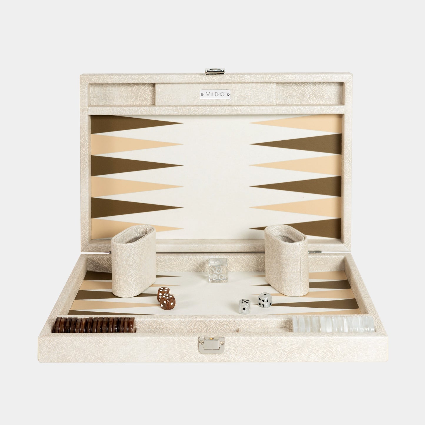 Beige Stingray Medium Backgammon