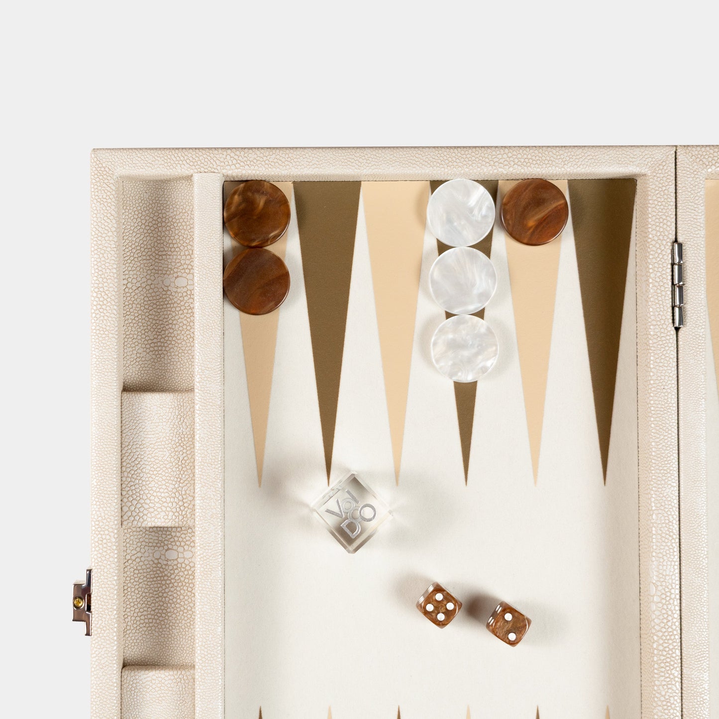 Beige Stingray Medium Backgammon