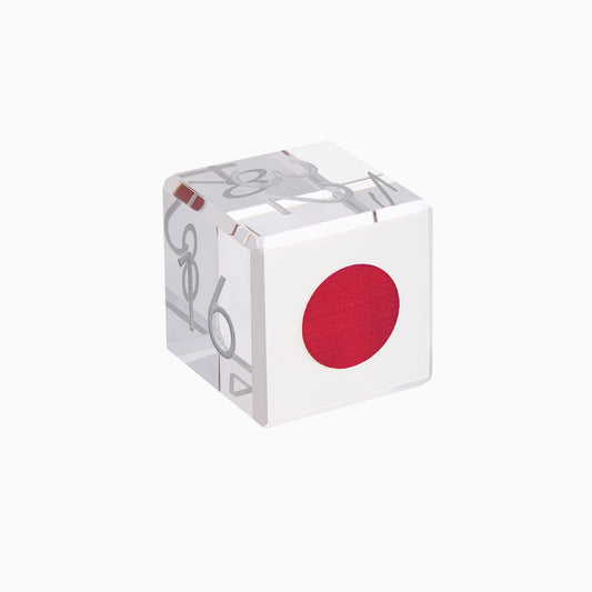 Crystal Doubling Cube - Japan Flag - VIDO USA