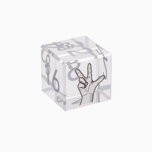 Crystal Doubling Cube - Three Finger Salute - VIDO USA